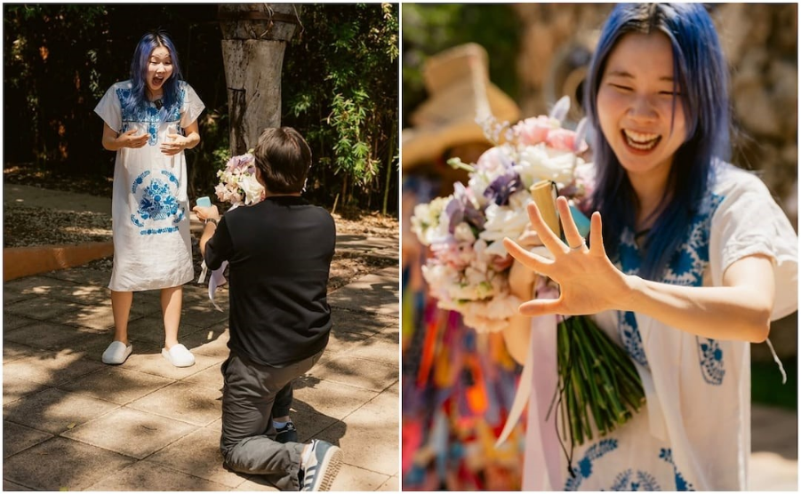 Sujin Kim Chingu Amiga muestra su anillo de compromiso en redes sociales