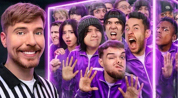 MrBeast y los 50 streamers en plena competencia