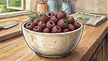 Corte de fruta y preparación saludable