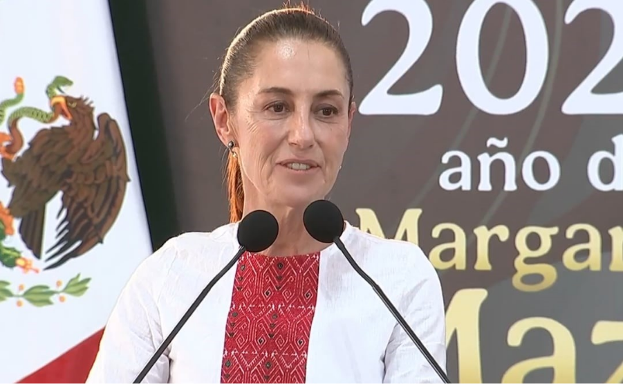 Presidenta Claudia Sheinbaum en la inauguración del Ecoparque La Ceiba en Chiapas