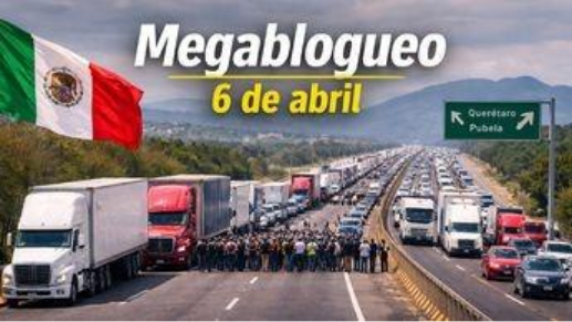 Bloqueo carretero en México por transportistas