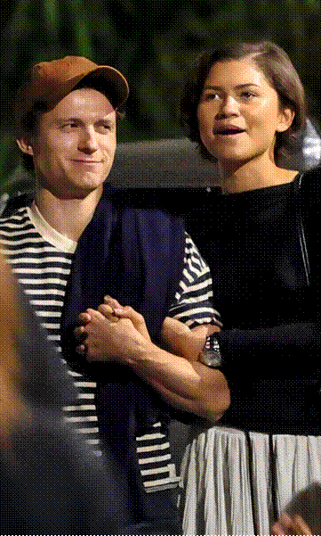 Detalle de la pareja durante su estancia en Los Ángeles