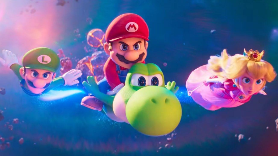 Poster promocional de Super Mario Galaxy La Película